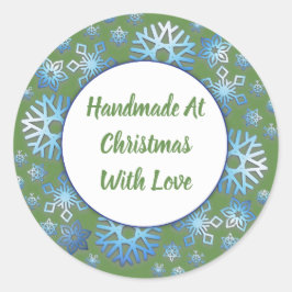 クリスマスにラブステッカーで手作り ラウンドシール