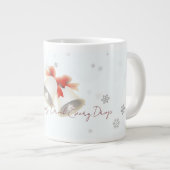 クリスマスに一滴ずつ飲む ジャンボコーヒーマグカップ (正面右)