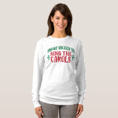 クリスマスに一番歌いそうな家族 Tシャツ (正面フル)