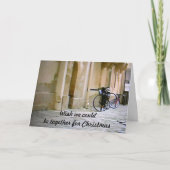 クリスマスに一緒に過ごせたらいいのに シーズンカード (正面)