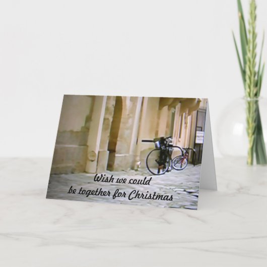 クリスマスに一緒に過ごせたらいいのに シーズンカード (正面)