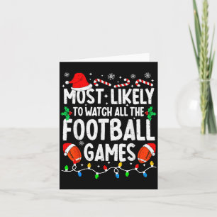 クリスマスに一致するすべてのサッカーの試合を視聴する可能性が最も高い カード