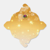 クリスマスに一致する名前を金ゴールド特典ボックスに追加 フェイバーボックス (折り畳みなし)