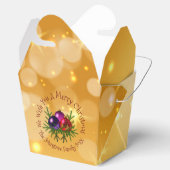 クリスマスに一致する名前を金ゴールド特典ボックスに追加 フェイバーボックス (オープン)