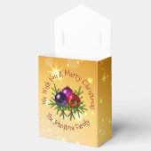 クリスマスに一致する名前を金ゴールド特典ボックスに追加 フェイバーボックス (オープン)