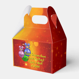 クリスマスに一致する名前文字の追加 フェイバーボックス