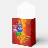 クリスマスに一致する名前文字の追加 フェイバーボックス (オープン)