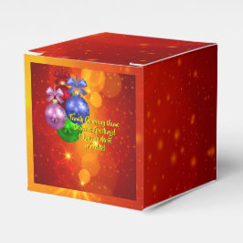 クリスマスに一致する名前文字の追加 フェイバーボックス