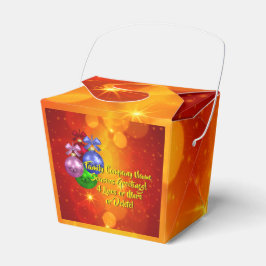 クリスマスに一致する名前文字の追加 フェイバーボックス