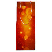 クリスマスに一致する名前文字の追加 ワインギフトバッグ (裏面)