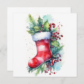 クリスマスに与え喜びを分かち合う ノートカード (正面/裏面)