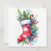 クリスマスに与え喜びを分かち合う ノートカード (正面)