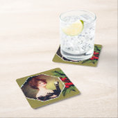 クリスマスに乾杯 スクエアペーパーコースター (インサイチュ)