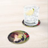 クリスマスに乾杯 ラウンドペーパーコースター (インサイチュ)