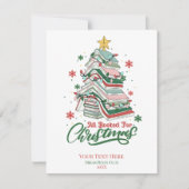 クリスマスに予約が入っている シーズンカード (正面)