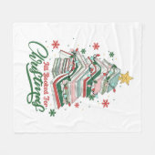 クリスマスに予約が入っている フリースブランケット (正面(横))