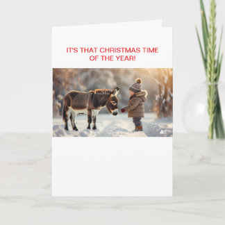 クリスマスに二人の冬の友人 招待状