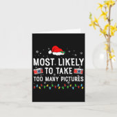 クリスマスに似た写真を撮りすぎる可能性が最も高い カード (黄色い花)