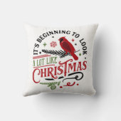 クリスマスに似た感じが出てきた クッション (裏面)