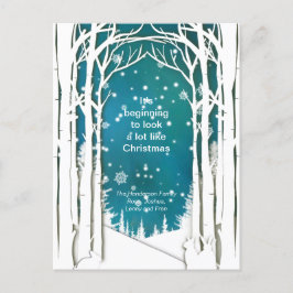 クリスマスに似てきた シーズンポストカード