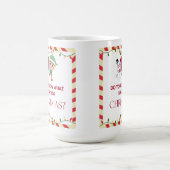 「クリスマスに何が欲しいか知ってるか？」 コーヒーマグカップ (中央)