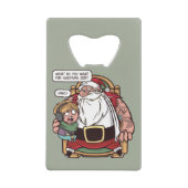 クリスマスに何が欲しい？ クレジットカード栓抜き (正面)