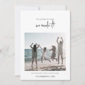 クリスマスに作ったミニマリスト シーズンカード (正面)