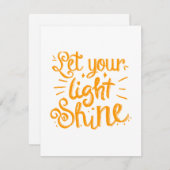 クリスマスに光を当てよう シーズンカード (正面/裏面)