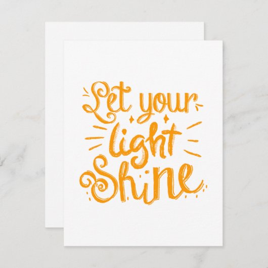 クリスマスに光を当てよう シーズンカード (正面/裏面)