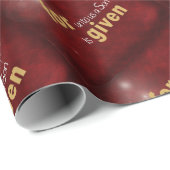 クリスマスに勇気づけられる聖書の一節 ラッピングペーパー (ロールコーナー)