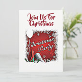 "クリスマスに参加" **クリスマス招待状** 招待状 (スタンド正面)