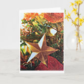 クリスマスに友達が再接続する時間 カード (黄色い花)