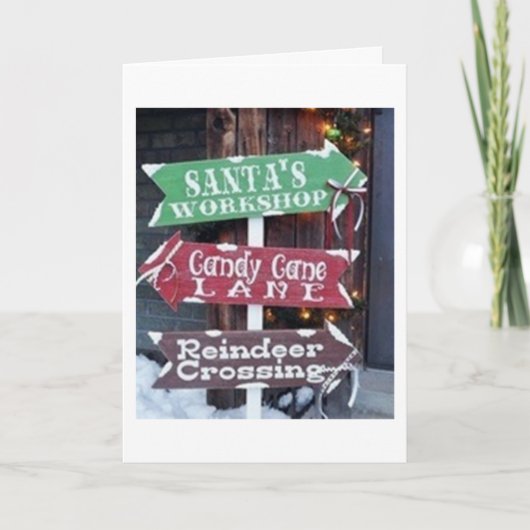 クリスマスに友達と何マイルも行く シーズンカード (正面)