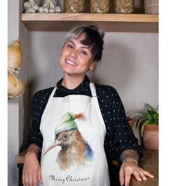 クリスマスに可愛いキウイの小妖精や小人帽子カスタム、 エプロン