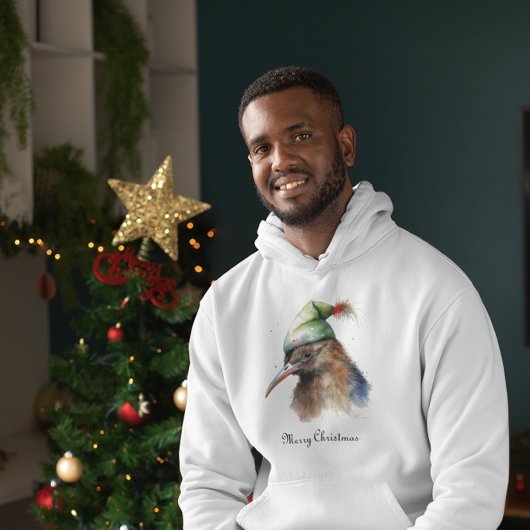 クリスマスに可愛いキウイの小妖精や小人帽子カスタム、 パーカ