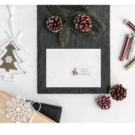 クリスマスに可愛いキウイの小妖精や小人帽子カスタム、 ラベル