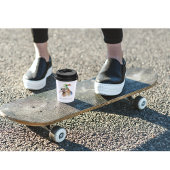 クリスマスに可愛いキウイの小妖精や小人帽子カスタム、 紙コップ