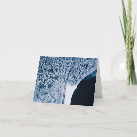 クリスマスに向かう途中で カード (正面)