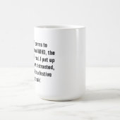 クリスマスに向かうADHD戦闘機のためのマグカップ コーヒーマグカップ (中央)