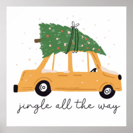 クリスマスに向かってジングル ポスター