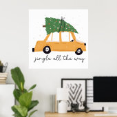 クリスマスに向かってジングル ポスター (ホームオフィス)