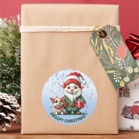 クリスマスに向き合え！ ラウンドシール (クリスマス)