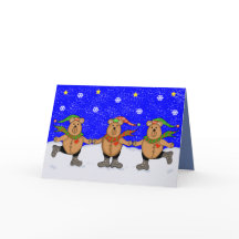 クリスマスに向けて3頭のクマ