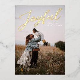 クリスマスに喜びと温かい願いを 箔シーズンカード