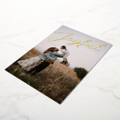 クリスマスに喜びと温かい願いを 箔シーズンカード (回転した状態)