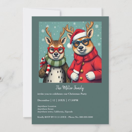 クリスマスに変装したホリデークリーチャー (正面)