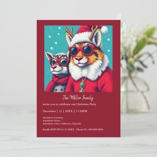 クリスマスに変装したホリデークリーチャー (スタンド正面)