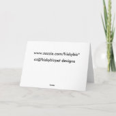 クリスマスに太った人々に素敵になるカード シーズンカード (裏面)