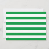 クリスマスに太った猫ストッキング 招待状 (裏面)