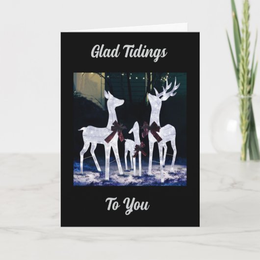 クリスマスに嬉しい知らせ カード (正面)